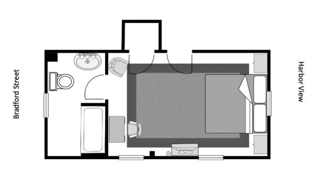 Номер Standard с видом на море Gifford House