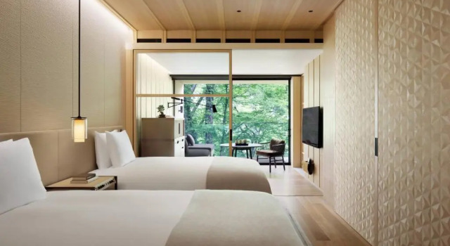 Четырёхместный номер Standard с балконом The Ritz-Carlton Nikko