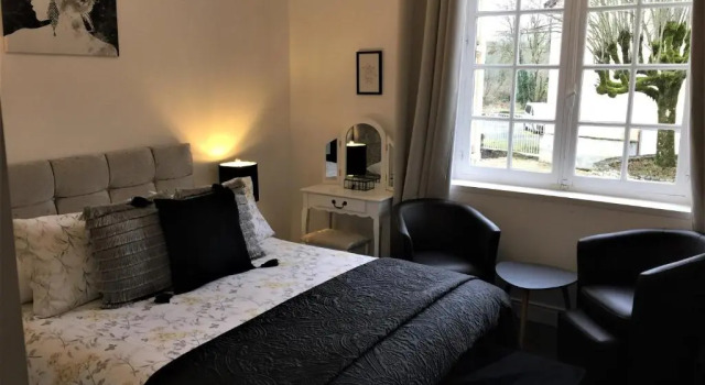 Двухместный номер Deluxe Vue du Château dExcideuil en chambres