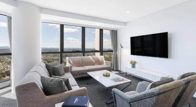Люкс с 3 комнатами Meriton Suites Herschel Street, Brisbane