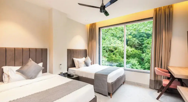 Номер Deluxe DLS Divine River Resort and Spa, Rishikesh