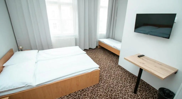 Standardowy trzyosobowy pokój Hotel Brixen