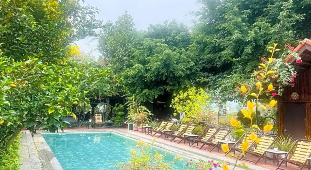 Четырёхместный номер Standard с видом на озеро Tam Coc Garden Homestay