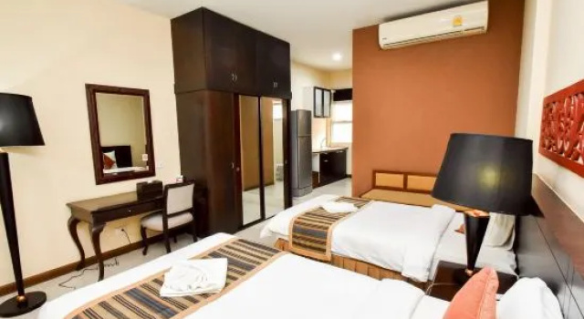 Люкс с красивым видом из окна Piman Garden Boutique Hotel