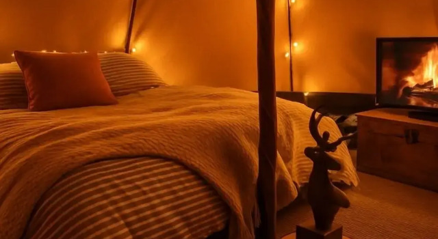 Cozy Wigwam With Heating & tv, Book Feriehus Dwyran Anglesey
