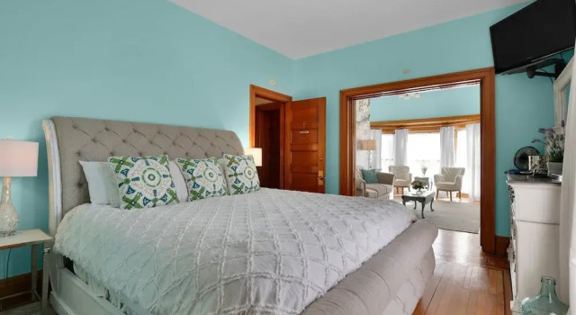 Люкс Deluxe с видом на парк Old Library Inn - Historic Olean NY