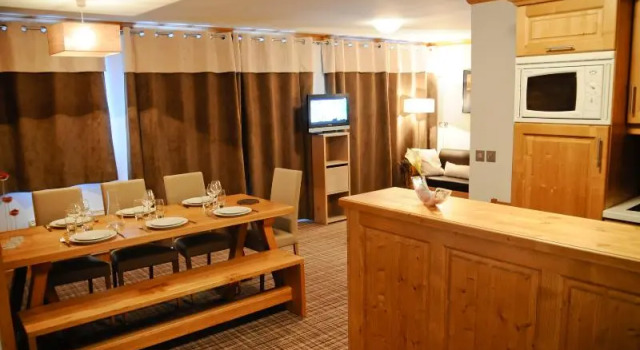 Кровать в общем номере Lagrange Vacances Les Balcons des Aiguilles