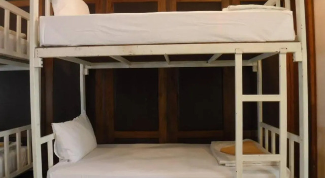 Кровать в общем номере Seashell Resort Hostel Koh Tao