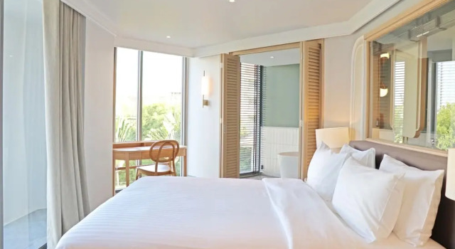 Двухместный люкс Grand c 1 комнатой с видом на реку The Quarter Chaophraya by UHG - Riverfront Hotel, Walk to ICONSIAM