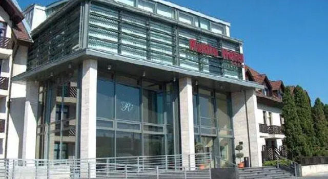 Кровать в общем номере Rubin Wellness & Conference Hotel
