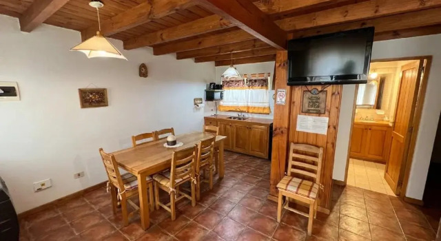 Кровать в общем номере Hosteria y Cabañas Posada Quinen