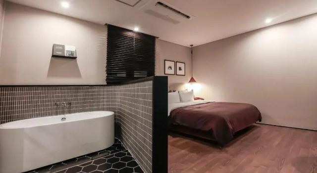 Двухместный номер Deluxe Brown Dot Yangjeong