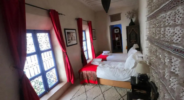 Camera doppia Standard con vista sulla piscina Riad Chameleon