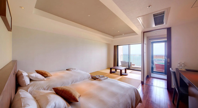 Номер Standard с видом на океан Ryukyu Onsen Senagajima Hotel