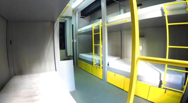 Кровать в общем номере I'm Hostel RJ
