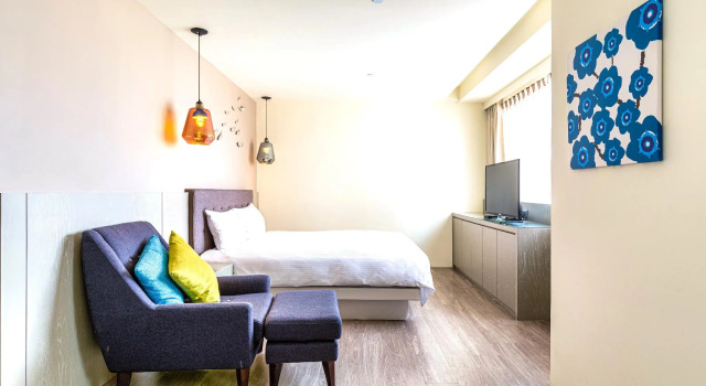 Двухместный номер Deluxe Hub Hotel Kaohsiung Yawan Branch