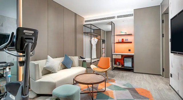 Двухместный люкс c 1 комнатой EVEN Hotel Zhongshan City Center by IHG