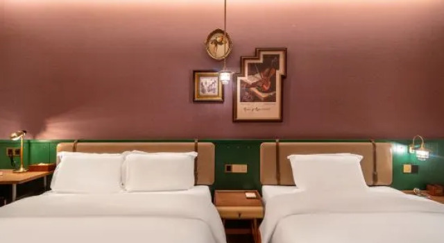 James Joyce Coffetel Hotel Beijing Academy of Sciences Cancer Hospital Panjiayuan Subway Station, Boek Hotel Chaoyang 