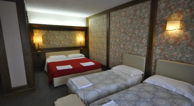 Четырёхместный номер Standard Hotel Ristorante La Lepre Bianca
