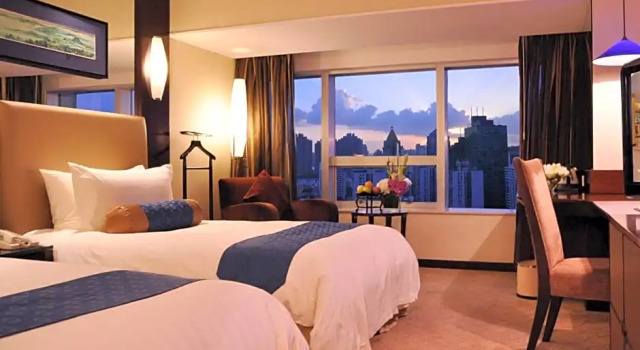 Deluxe Doppel Zimmer Jinling Purple Mountain Hotel Shanghai（Shanghai Grand Trustel Purple Mountain Hotel）