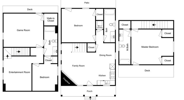 Upper Middle Creek Cabin Unit #28 3 Bedrooms 3 Bathrooms Cabin