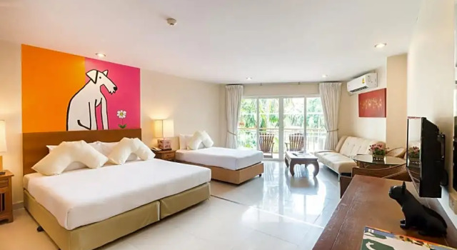 Номер семейный Deluxe с видом на бассейн Bella Villa Cabana