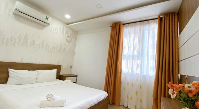 01 bedroom Muong Thanh Apartment Luxury, Prenota Appartamento Hotel a Da Nang con parcheggio, Parcheggio