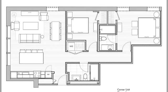 Апартаменты с 2 комнатами Elevation Lofts Hotel