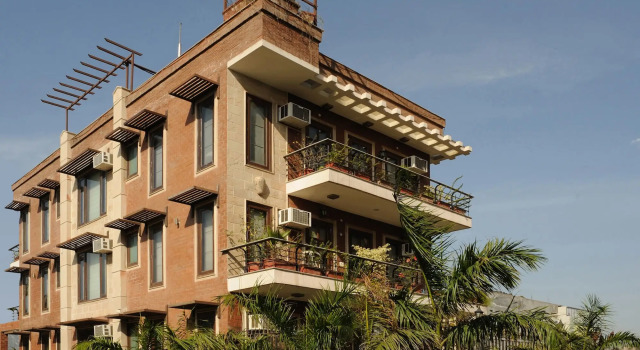 Redbrick villa, Rezervovat Vila Chaty v Haryana, Chalupa