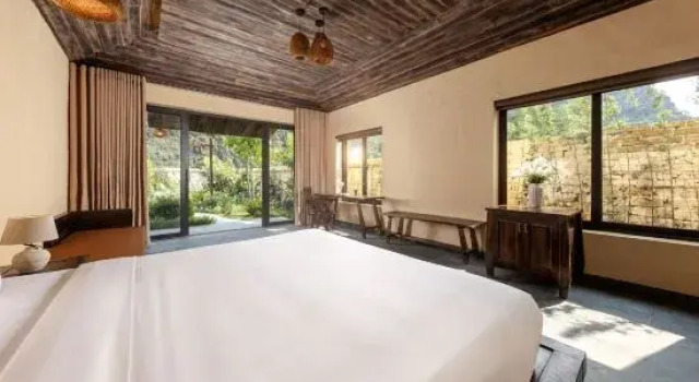Двухместный номер Deluxe Scenic Mountain Ecolodge Ninh Binh