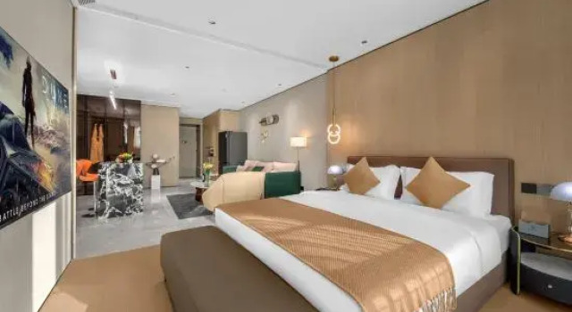 Люкс c 1 комнатой Kerry Guanyue Executive Hotel (Chongqing Guanyinqiao Pedestrian Street Branch)