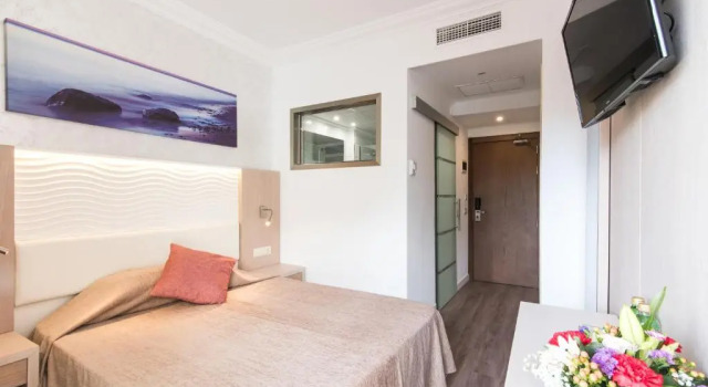 Habitación individual Hotel Baviera