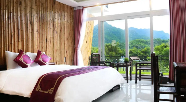 Одноместный номер Deluxe с красивым видом из окна Mai Chau Sunset Boutique Hotel