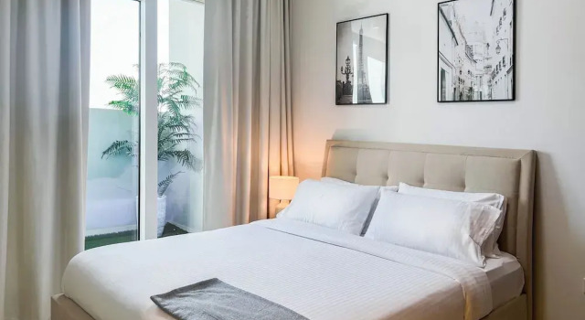 Cozy apartment near Burj Khalifa, Забронировать Апартаменты/квартира Дубай Эмират Дубай, рядом с Дубайский аквариум