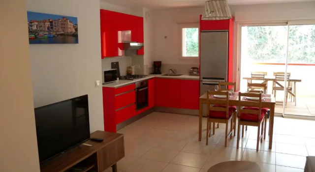 Апартаменты HENDAYE- T2 3*-Wifi-350m plage-terrasse-garage