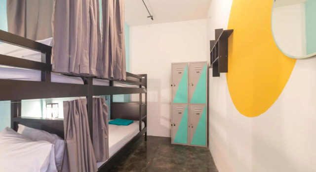 Lit en dortoir Wonderloft Hostel Kota Tua