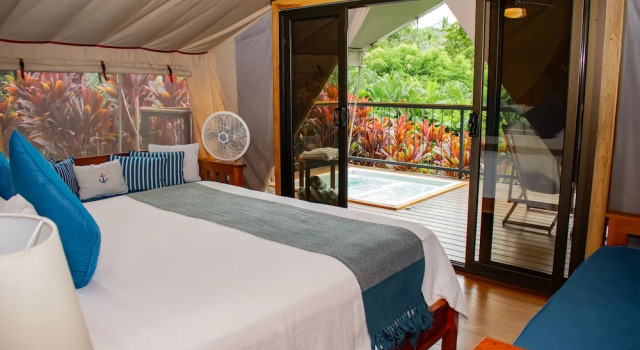 Двухместный Тент Premium с видом на океан Isla Chiquita Glamping Hotel