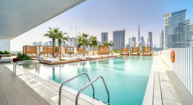 Апартаменты Charming 1BR w Balcony in Business Bay