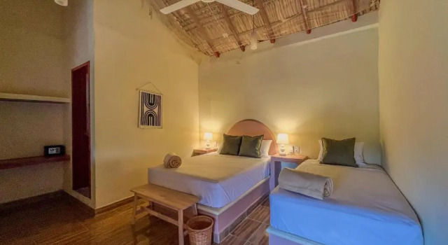 Трёхместный номер Superior Viajero Puerto Escondido Hostel
