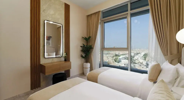 Апартаменты Deluxe с 3 комнатами с балконом Maison Privee - Tranquil Living with Golf Course Vws in Dubai Hills
