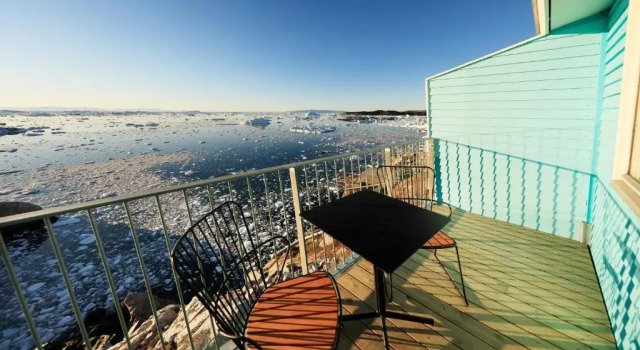 Двухместный номер Deluxe с балконом Hotel Icefiord