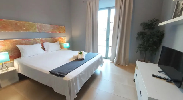 Апартаменты Superior c 1 комнатой с балконом и с видом на город Del Parque Flats Central