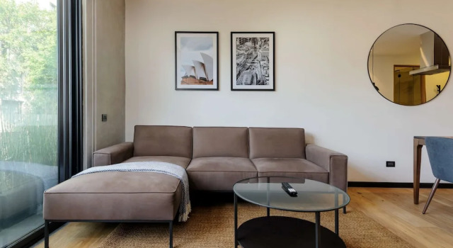 Апартаменты w Deluxe 1BR With Elegant Balcony in Roma Nte
