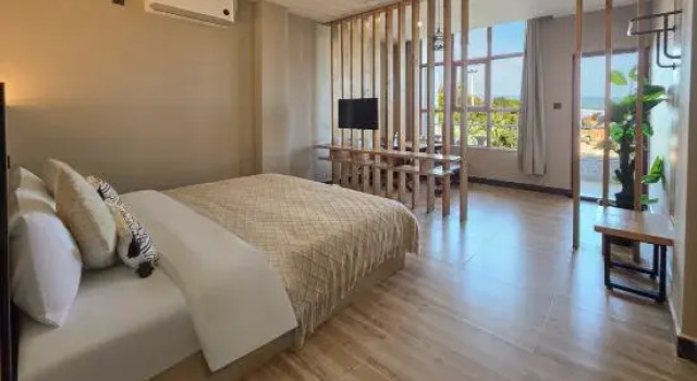 Двухместный люкс Deluxe с видом на море Shangchuan Chuanyou Hotel