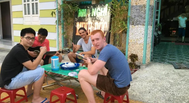 Кровать в общем номере Minh Duc Hotel - Phan Rang