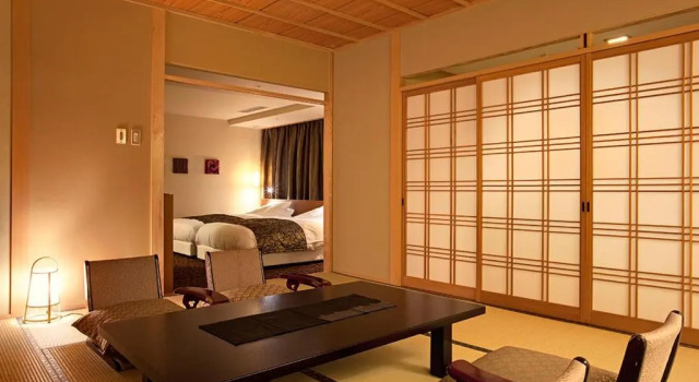 Семейный номер Deluxe Yumoto Konpira Onsen Hananoyu Kobaitei