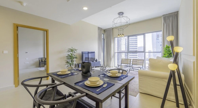 Monty - Upscale Modern 1BR in the heart of DT Dubai, Забронировать Отель Даунтаун Дубай , рядом с Дубайский аквариум