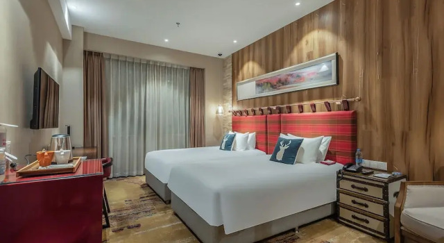 Двухместный номер Comfort с видом на город Yantai Lijing Peninsula Hotel