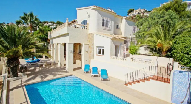 Вилла Casa del Campo - sea view villa with private pool in Moraira