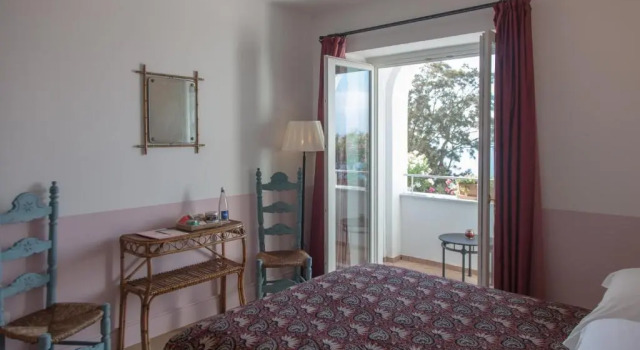 Standard dublă cameră cu balcon și cu vedere la mare Il Capri Hotel